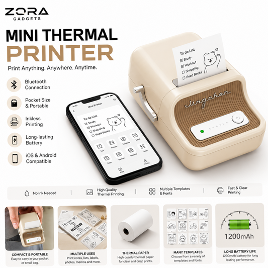 Mini Thermal Label Printer
